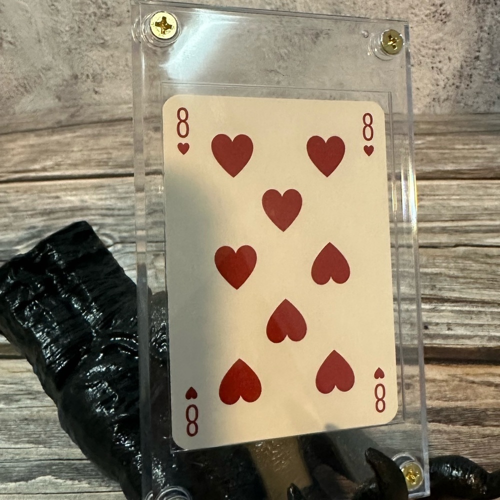 Louis Vuitton Damier Graphite Casino Night Playing Card 8 Heart Ltd​​​